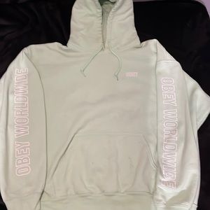 OBEY Mint green hoodie